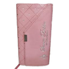 Biblia Wallet para Dama Color Rosa